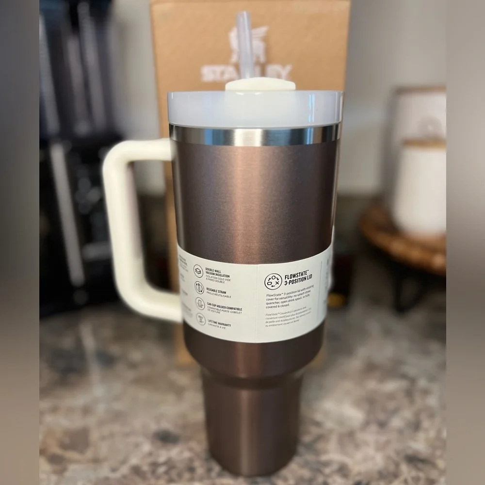 THE QUENCHER H2.0 FLOWSTATE TUMBLER | 40 OZ- Rose Quartz Glow - Picture 5 of 9